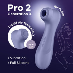 Satisfyer Pro 2 Gen 3 - Lilac Touch-Free USB-Rechargeable Clit Stimulator