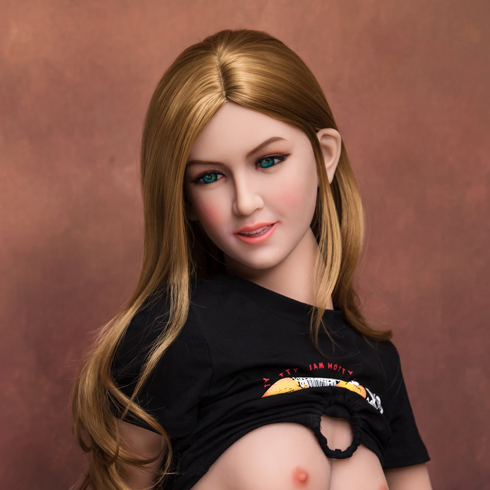 May 155cm tall L. Brunette sex doll with medium skin B63 x W40 x H76