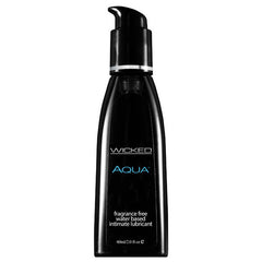 Wicked Aqua Fragrance Free Water Based Lube 60ml