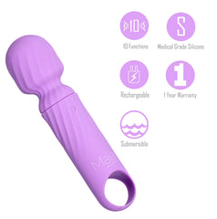 Maia DOLLY Mini Wand Vibrator - Purple