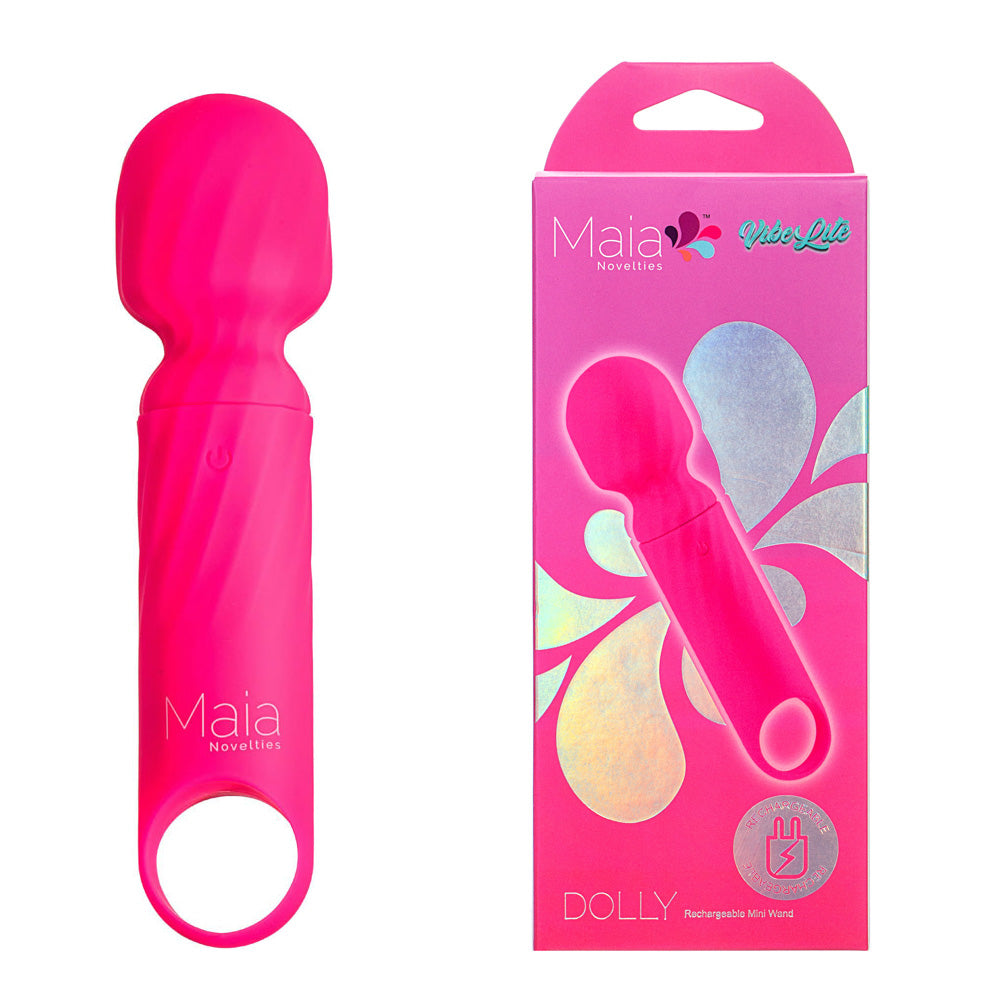 Maia DOLLY Mini Wand Vibrator - Pink