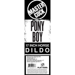 Master Cock Pony Boy 43cm Horse Dildo