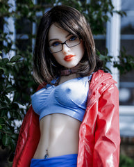 Luna 157cm tall Brunette sex doll with Light Tan skin tone B72 x W50 x H81cm