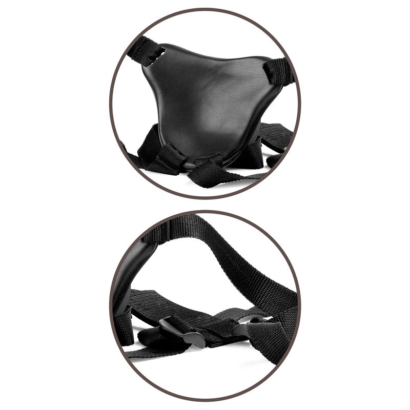 King Cock Elite Comfy Body Adjustable Dock Strap-On Harness (No probe)