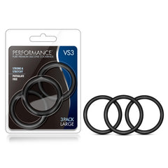 Performance VS3 Pure Premium Silicone Cockrings -  Large Cock Rings - Set of 3