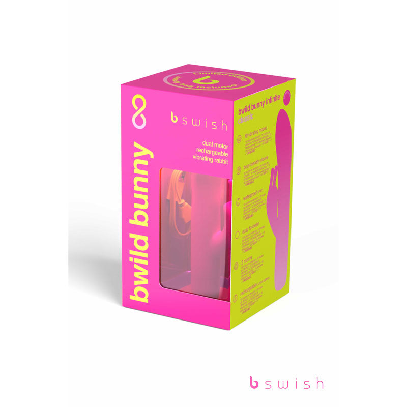 Bwild Classic Bunny Infinite Limited Edition - Sunset 15.2 cm USB Rechargeable Rabbit Vibrator with Limited Edition Storage Case