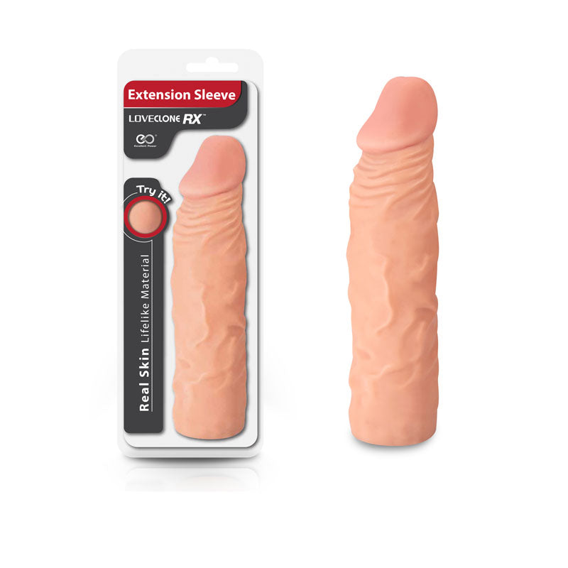 LoveClone RX Extension Sleeve - 20 cm Penis Extender Sleeve