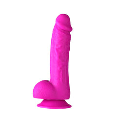 Maia Josi 8 inch Realistic Silicone Dong - Purple