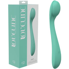 LOVELINE Juicy Flexible Bendable Silicone Vibrator - Green