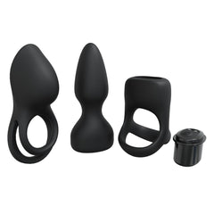 Loveline PLEASURE Kit interchangeable Bullet Vibe Set - Black