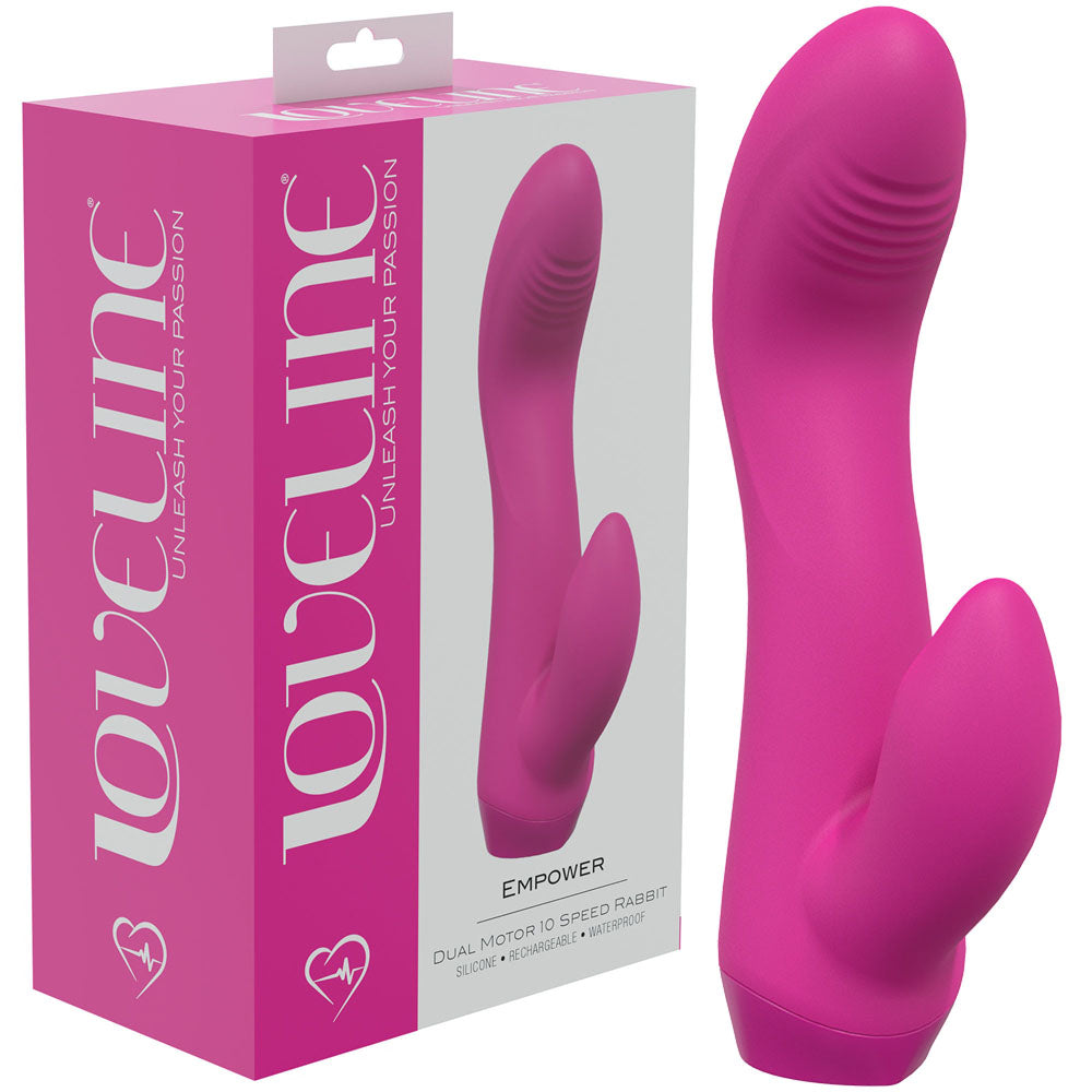 LOVELINE Empower Mini Rabbit Vibrator - Pink