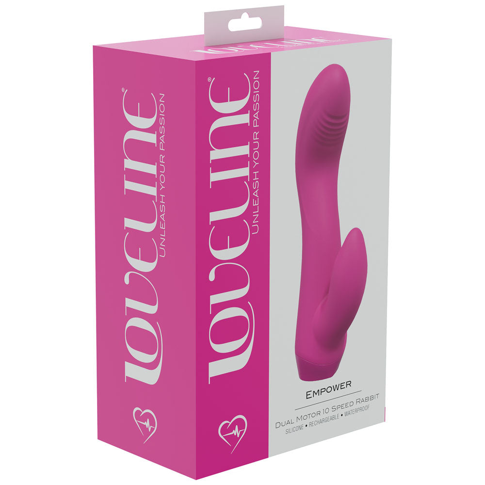 LOVELINE Empower Mini Rabbit Vibrator - Pink