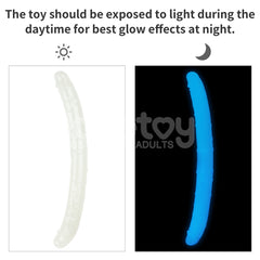 Lumino Play 18.5'' Glow in the Dark Double Ender Dildo