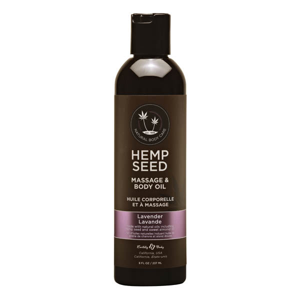 Hemp Seed Massage & Body Oil - Lavender 237 ml