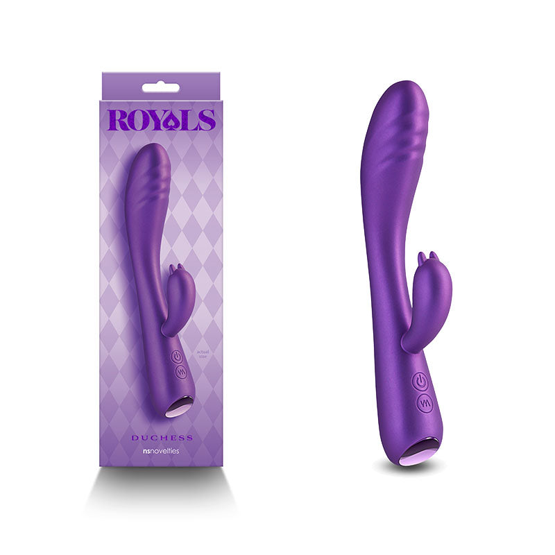 Royals Duchess Rabbit Style Vibe - Metallic Purple