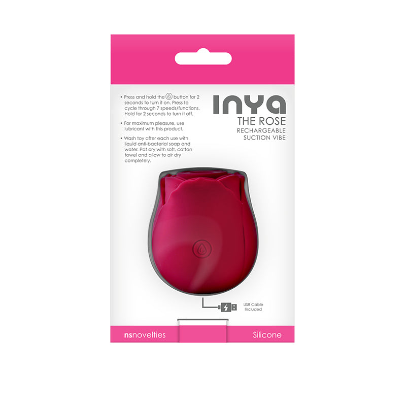 INYA The Rose - Air Pulse Clit Stimulator RED