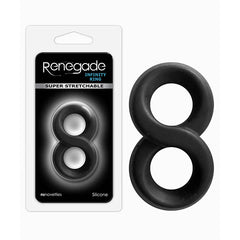 Renegade Infinity Cock Ring - Black