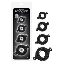 Renegade Vitality Cock Rings - Black