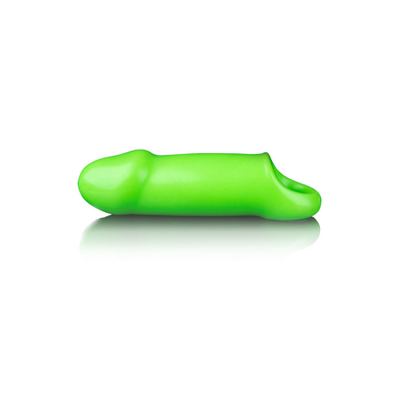 OUCH! Glow In The Dark Smooth Thick Stretchy Penis Extension Sleeve 15.5 cm