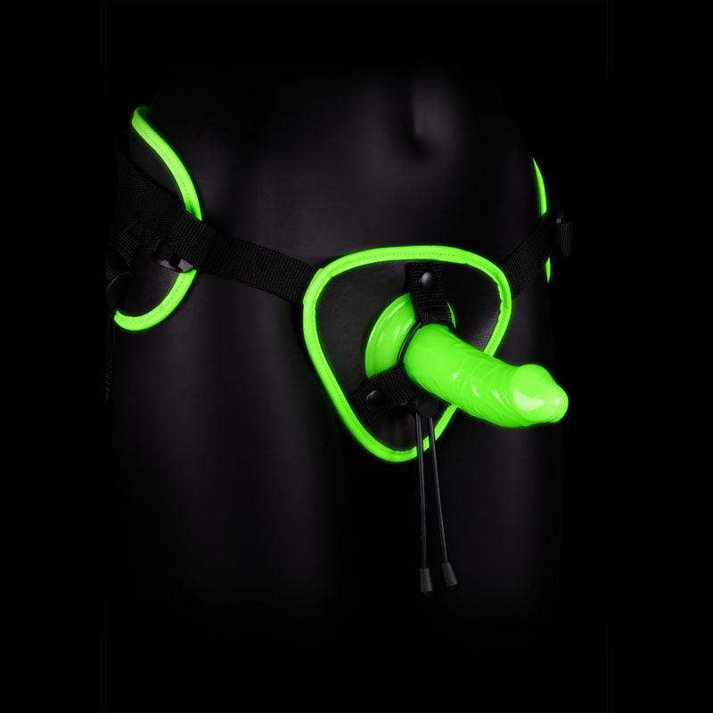 OUCH! Glow In The Dark Strap-on Harness 14.5 cm