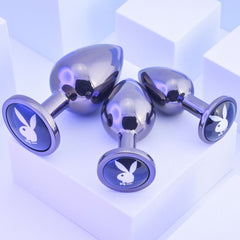 Playboy Pleasure PLEASURE 3 WAYS Metal Butt Plug Set