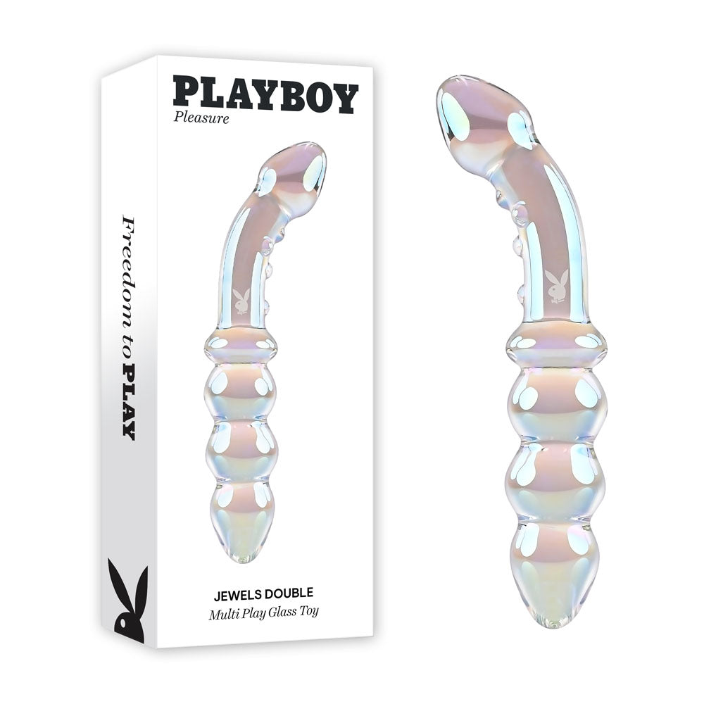 Playboy Pleasure JEWELS DOUBLE Glass Dildo