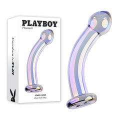 Playboy Pleasure JEWELS KING Glass Dildo