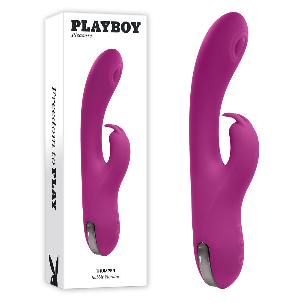 Playboy Pleasure THUMPER Rabbit Vibrator - Purple