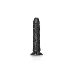 REALROCK Slim Curved Realistic Dildo Dong 15cm - Black