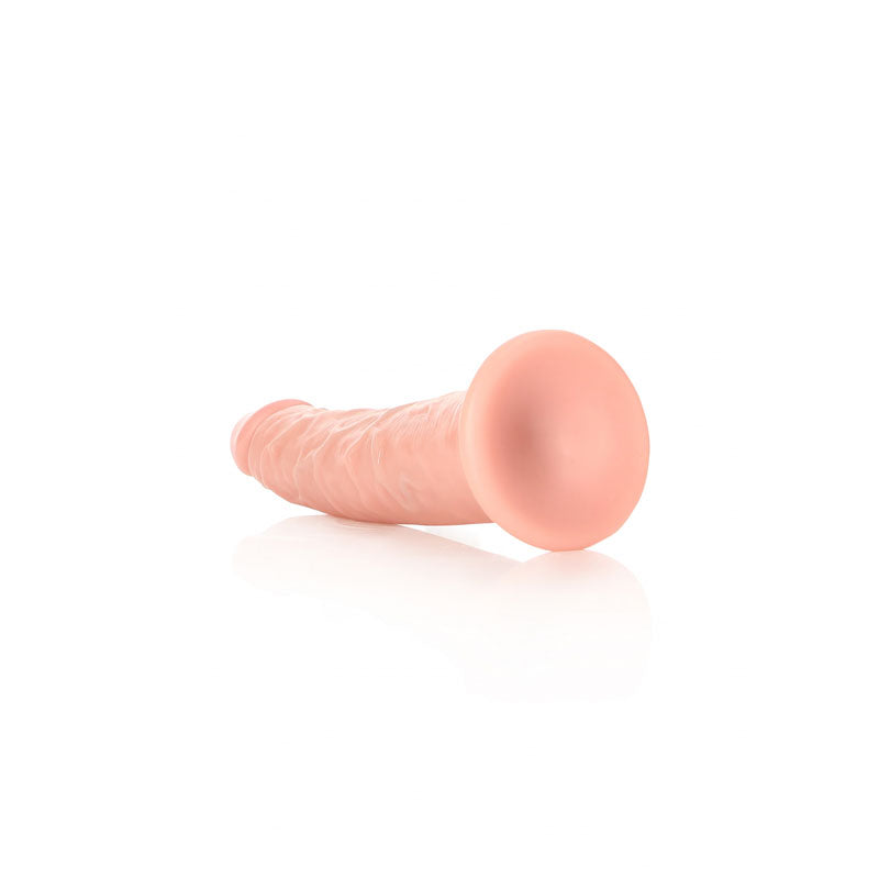 REALROCK Slim Curved Realistic Dildo Dong 15cm - Flesh