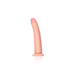 REALROCK Slim Curved Realistic Dildo Dong 18cm - Flesh