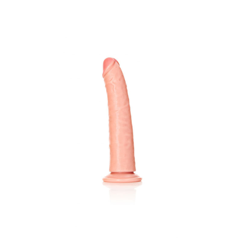 REALROCK Slim Curved Realistic Dildo Dong 18cm - Flesh