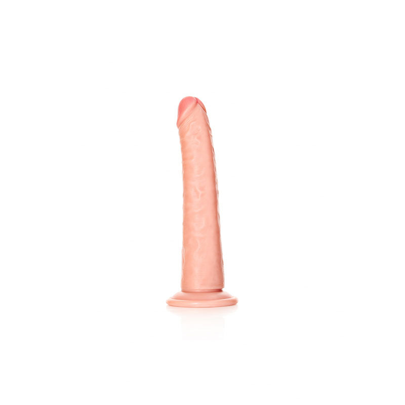 REALROCK Slim Curved Realistic Dildo Dong 20cm - Flesh