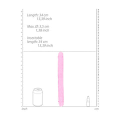 REALROCK 34 cm Double Dong - 34 cm (14'') PINK