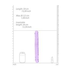 REALROCK 34 cm Double Dong - 34 cm (14'') PURPLE