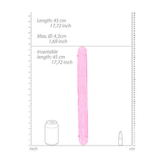 REALROCK 45 cm Double Dong - 45 cm (18'') PINK