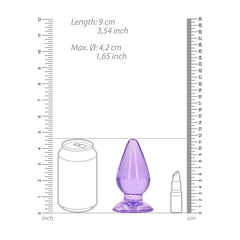 REALROCK 11.5 cm Anal Plug - Butt Plug PURPLE