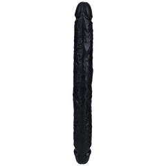 REALROCK 30cm Slim Double Dildo - Black