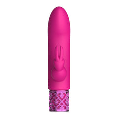 ROYAL GEMS Dazzling - Silicone Rechargeable Bullet with Rabbit Sleeve