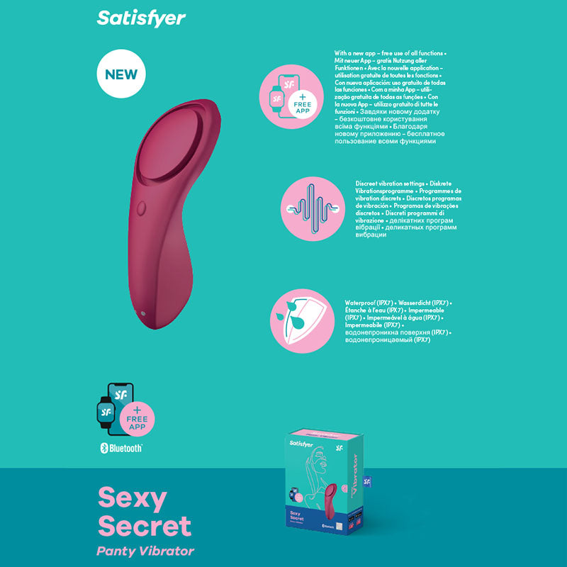 Satisfyer Sexy Secret Panty Vibe & Lay On