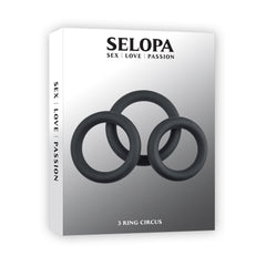 Selopa 3 RING CIRCUS Cock Ring Set