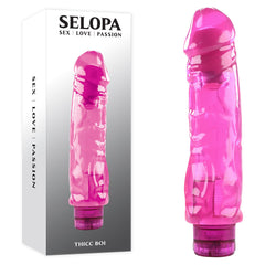 Selopa THICC BOI Fat TPE Vibrator - Pink