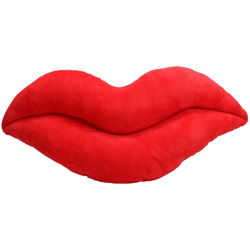 S-LINE Red Lips Plush Novelty Cushion