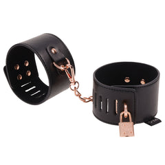 Lockable Vented Hand Cuffs - Black