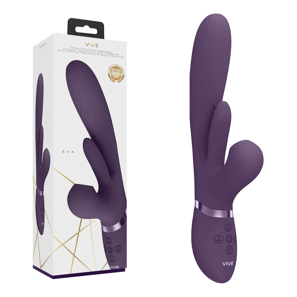 VIVE Ena Rabbit Vibrator - Purple