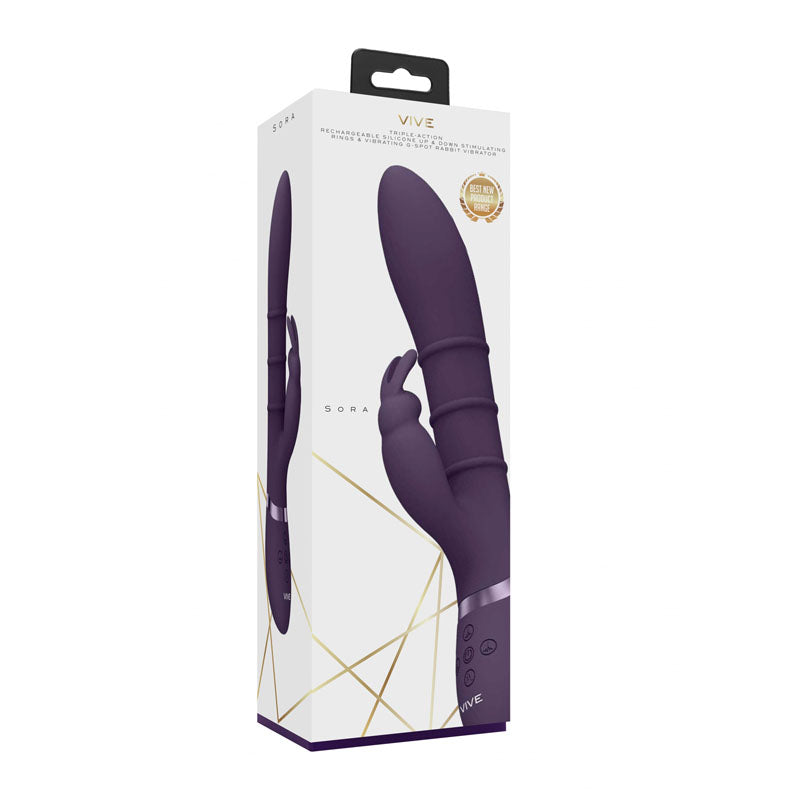 VIVE Sora G-Spot & Clit Rabbit - Purple