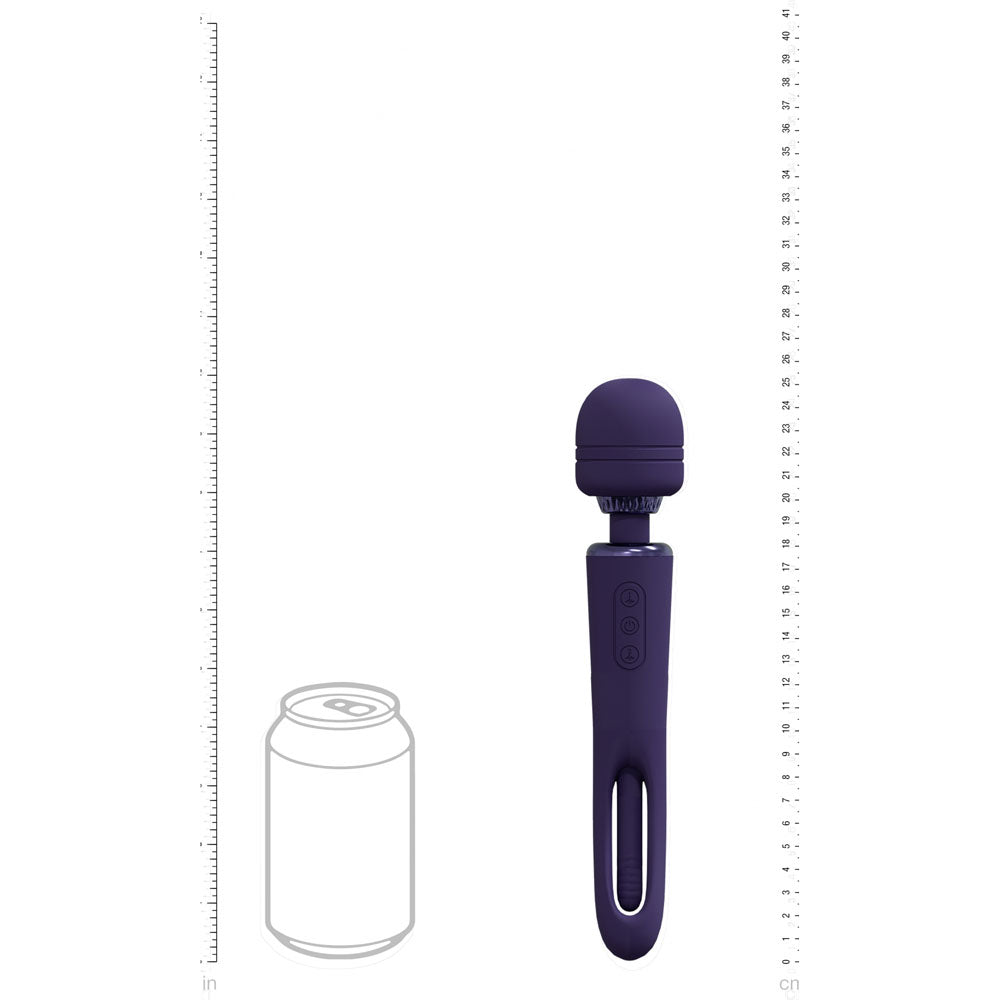 VIVE Kiku Double End Wand & Vibrator - Purple