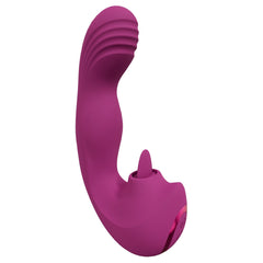 VIVE Yumi G-Spot Vibrator with Tongue - Pink