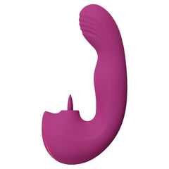 VIVE Yumi G-Spot Vibrator with Tongue - Pink