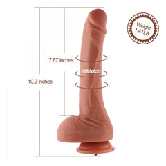 Hismith HSA43 Large Slim Dildo - for Anal and Vaginal 25.5cm